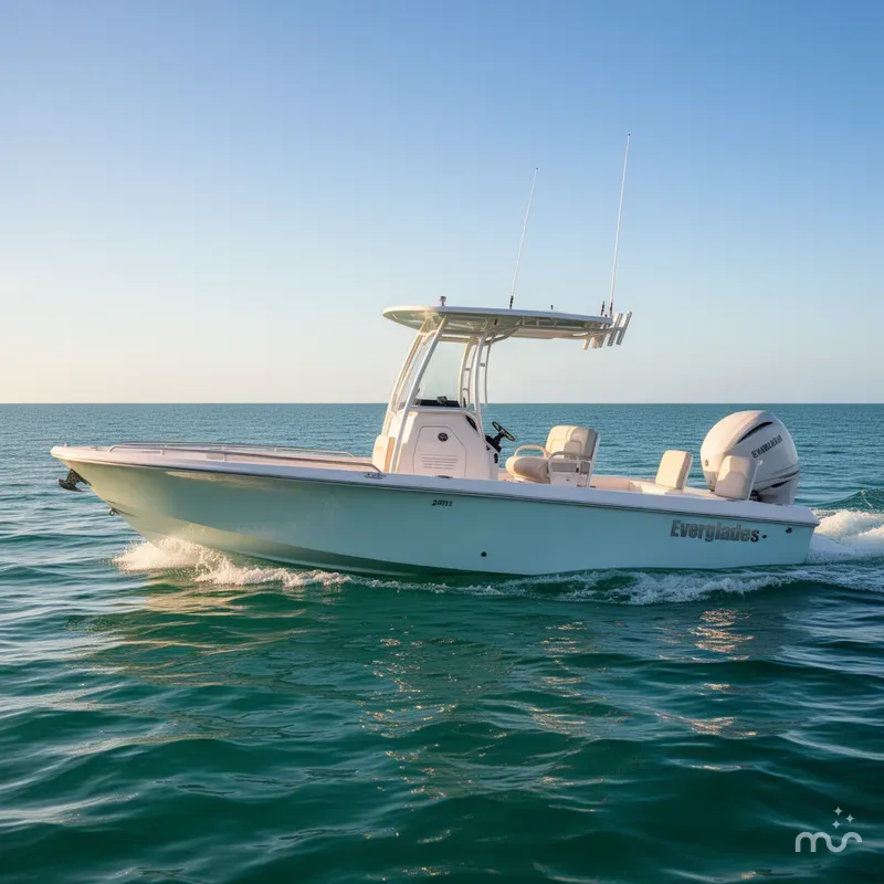 Slide: The Image of Everglades 243 Center Console 2025 - 2