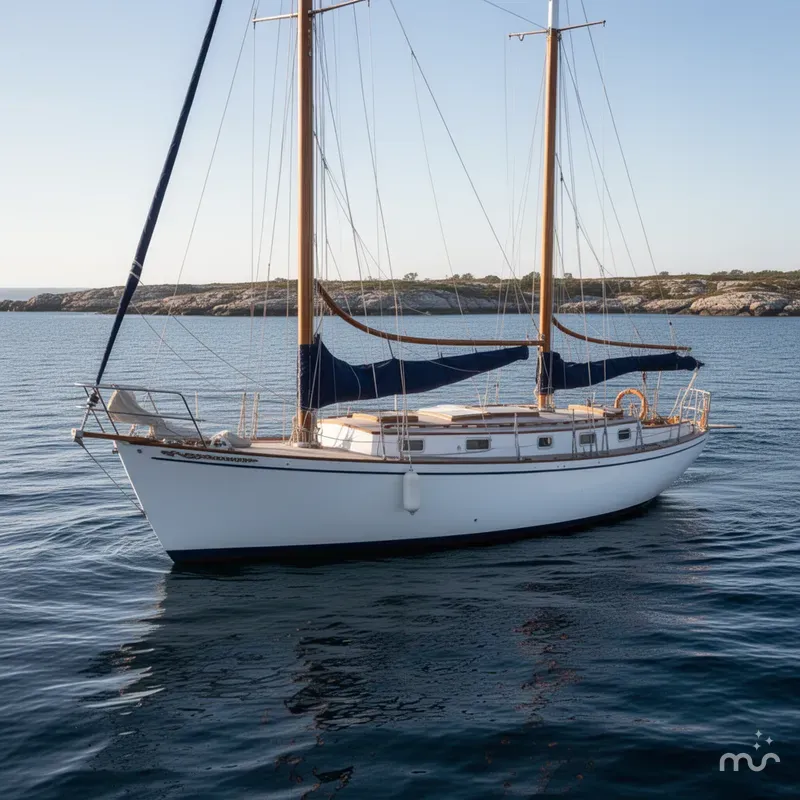 The Image of Herreshoff 38 Cat Ketch 1985 - 0