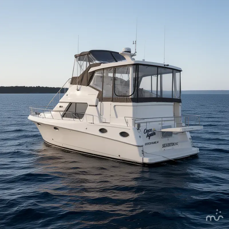 Slide: The Image of Silverton 392 Motor Yacht 2000 - 0