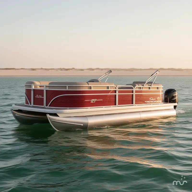Slide: The Image of Sun Tracker Party Barge 20 DLX 2024 - 0