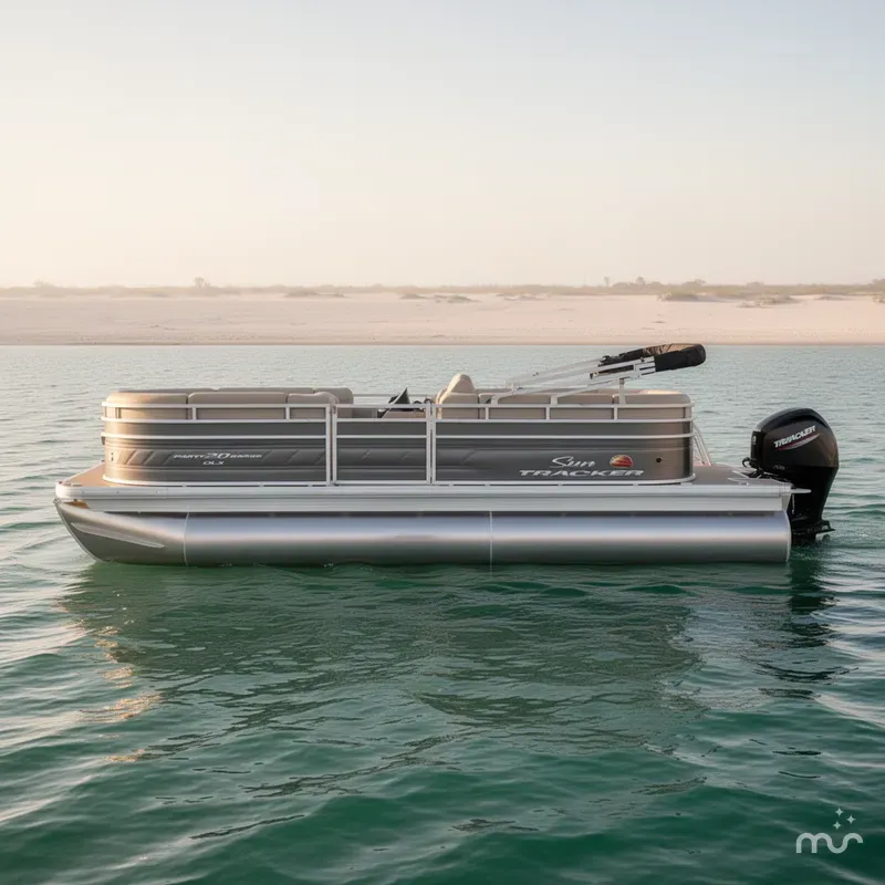 Slide: The Image of Sun Tracker Party Barge 20 DLX 2024 - 1
