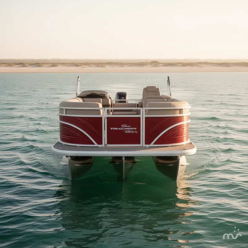Slide: The Image of Sun Tracker Party Barge 20 DLX 2024 - 2