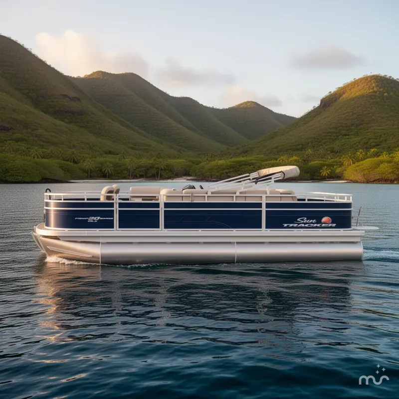 Slide: The Image of Sun Tracker Fishin' Barge 20 DLX 2024 - 2