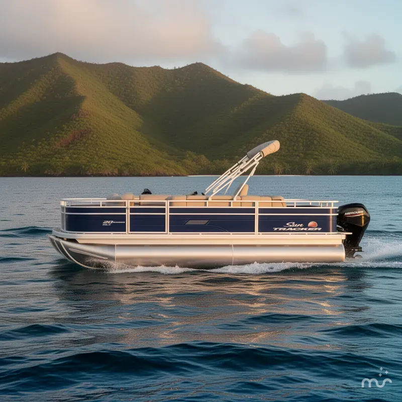 Slide: The Image of Sun Tracker Fishin' Barge 20 DLX 2024 - 4