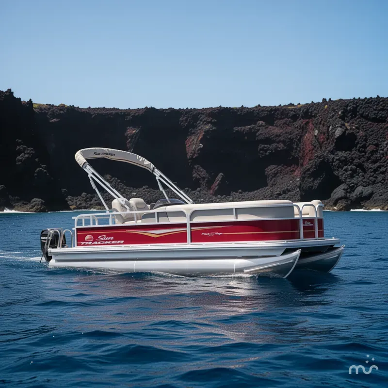 The Image of Sun Tracker Party Barge 18 DLX 2024 - 0