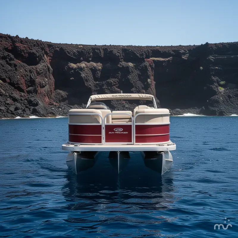 Slide: The Image of Sun Tracker Party Barge 18 DLX 2024 - 1