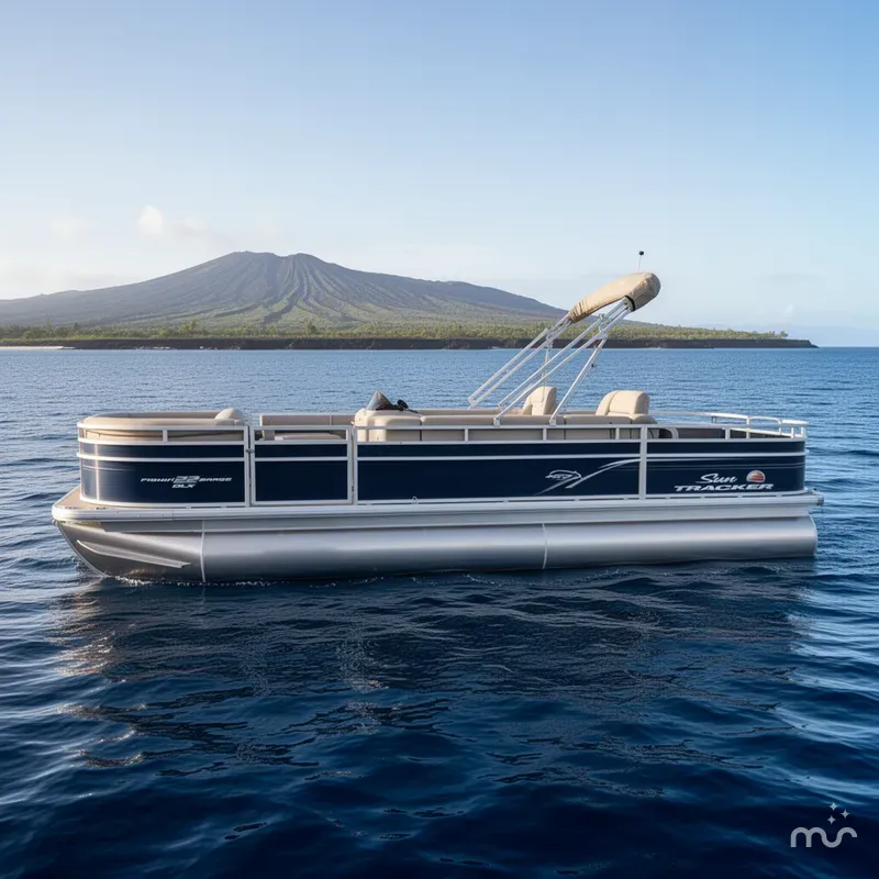 Slide: The Image of Sun Tracker Fishin' Barge 22 DLX 2024 - 2