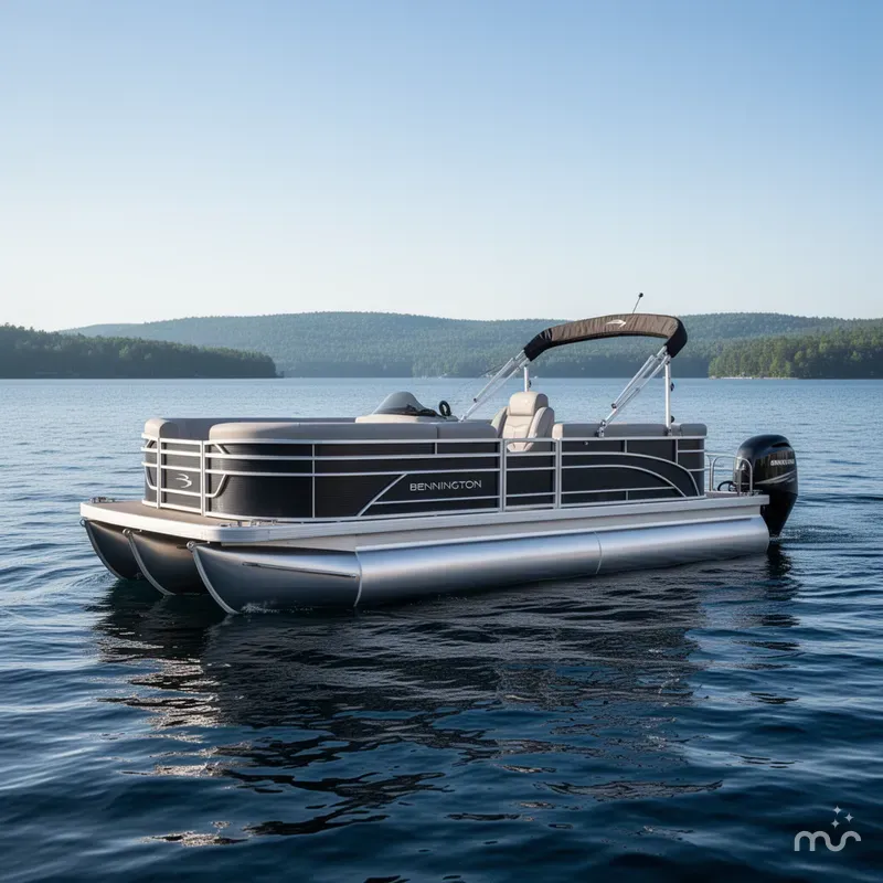 Slide: The Image of Bennington 22 SS - Fishing - Tritoon 2025 - 2