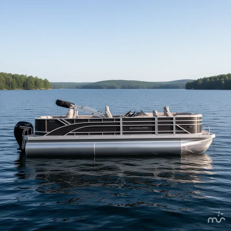 Slide: The Image of Bennington 22 SF - Fishing - Tritoon 2025 - 2