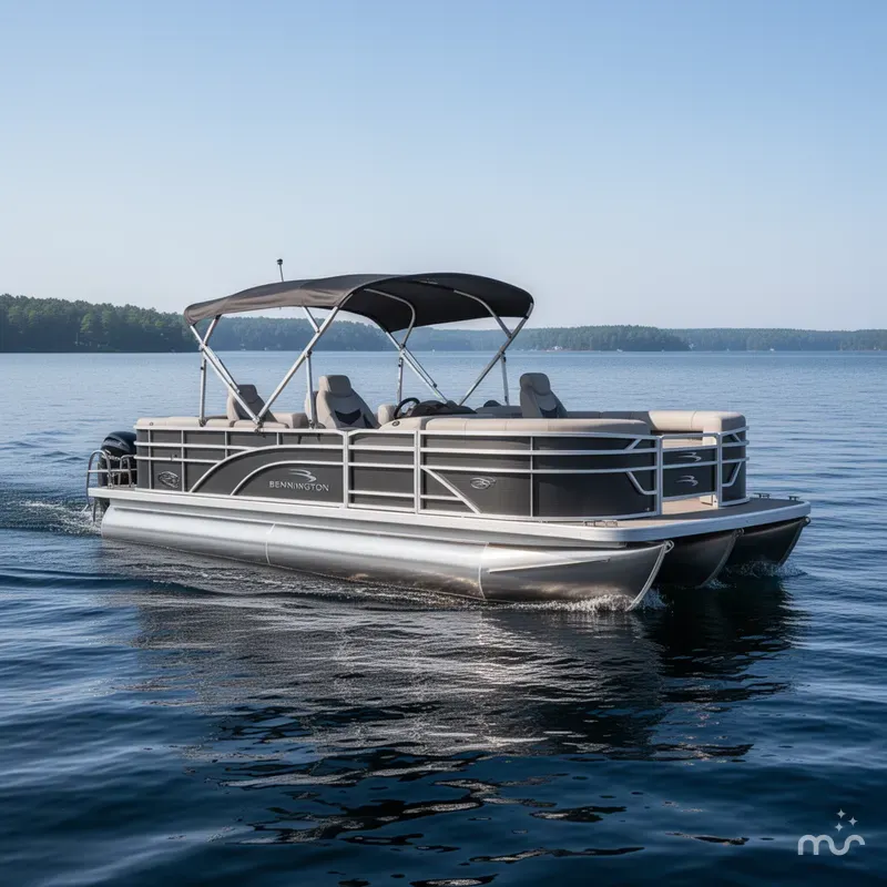 Slide: The Image of Bennington 22 SF - Fishing - Tritoon 2025 - 2