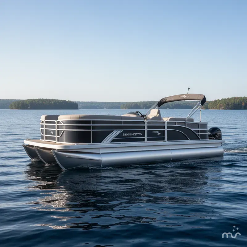 Slide: The Image of Bennington 22 SS - Fishing - Tritoon 2025 - 2