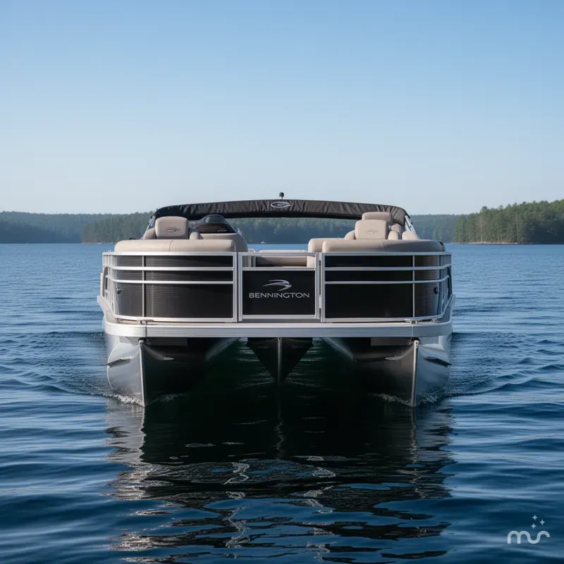 Slide: The Image of Bennington 22 SF - Fishing - Tritoon 2025 - 2