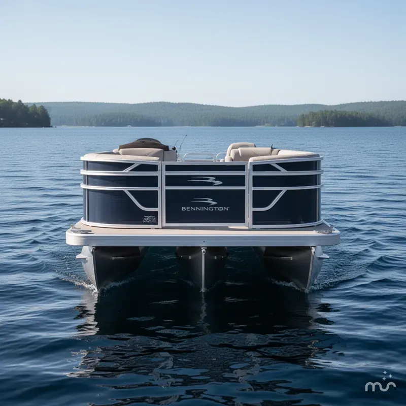 Slide: The Image of Bennington 22 SF - Fishing - Tritoon 2025 - 2