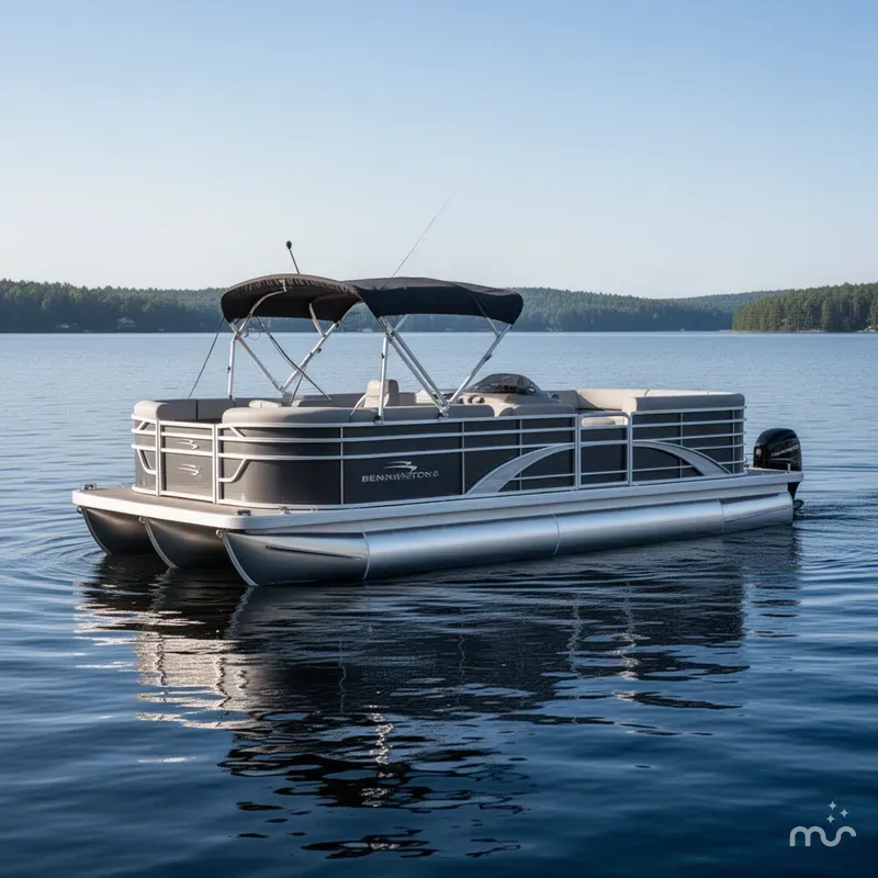 Slide: The Image of Bennington 22 SF - Fishing - Tritoon 2025 - 2