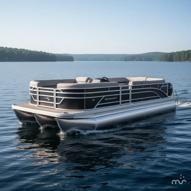 Slide: The Image of Bennington 22 SS - Fishing - Tritoon 2025 - 1