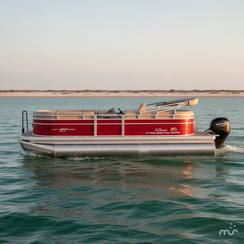 Slide: The Image of Sun Tracker Party Barge 20 DLX 2024 - 1