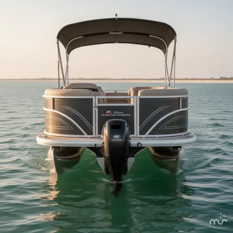 Slide: The Image of Sun Tracker Party Barge 20 DLX 2024 - 2