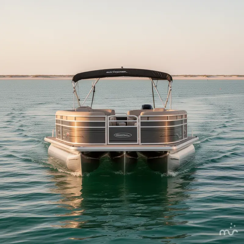Slide: The Image of Sun Tracker Party Barge 20 DLX 2024 - 3