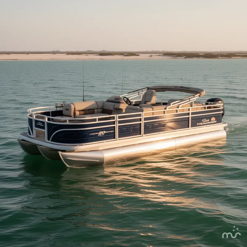 Slide: The Image of Sun Tracker Fishin' Barge 20 DLX 2024 - 2