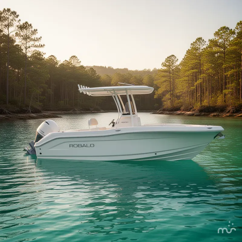 Slide: The Image of Robalo R200 Center Console 2025 - 2