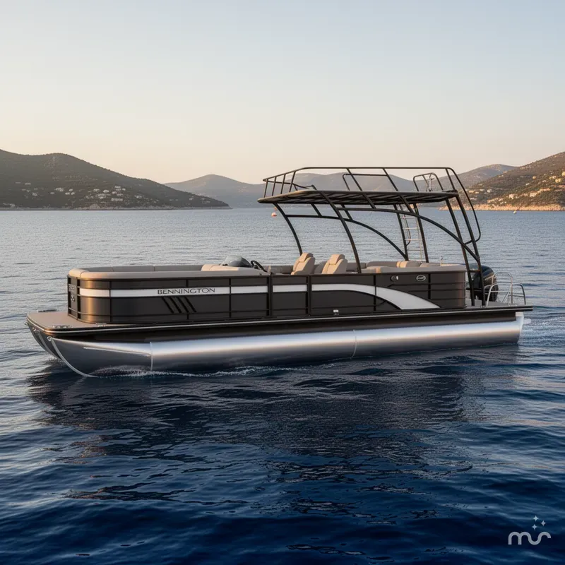Slide: The Image of Bennington L Top Deck 26 LSRTD Tritoon 2025 - 2