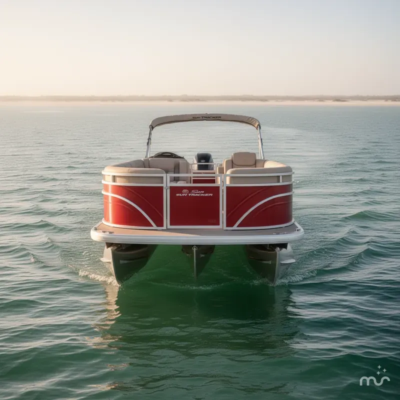 Slide: The Image of Sun Tracker Party Barge 24 DLX 2024 - 2