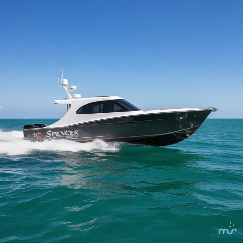 Slide: The Image of Spencer Yachts JET BOAT 2018 - 0
