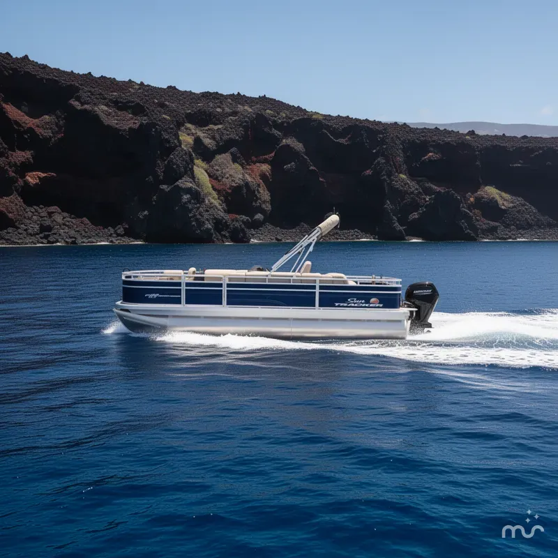 Slide: The Image of Sun Tracker Fishin' Barge 20 DLX 2024 - 4