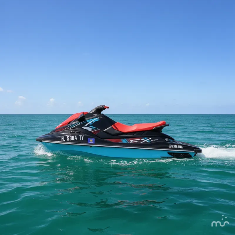 Slide: The Image of Yamaha EX SPORT-BLACK/CYAN 2024 - 4