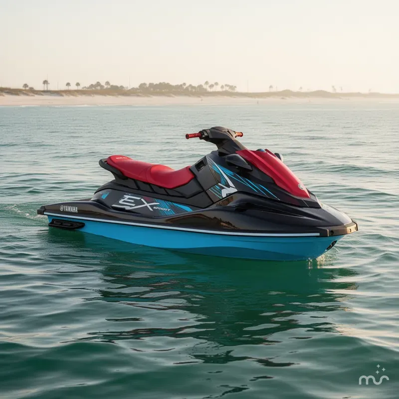Slide: The Image of Yamaha EX SPORT-BLACK/CYAN 2024 - 0
