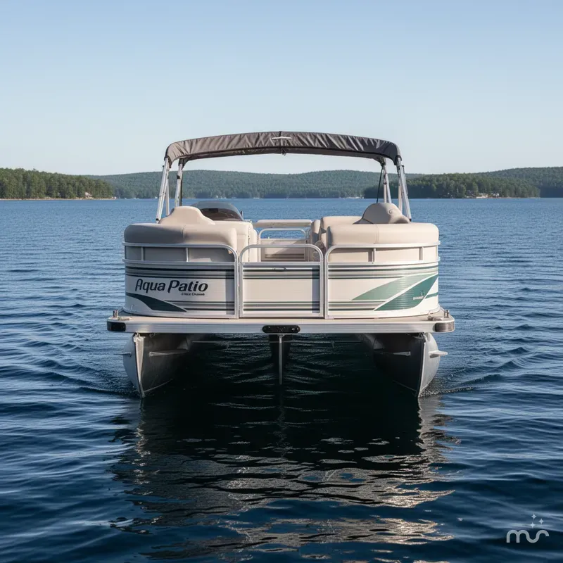 Slide: The Image of Godfrey Aqua Patio 240 RS Cruise Pontoon 1998 - 2