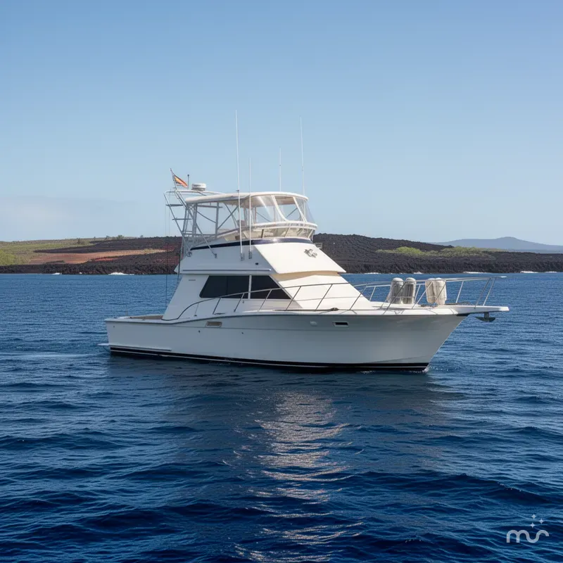 Slide: The Image of Hatteras 36 Convertible 1985 - 2