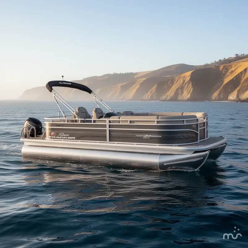 Slide: The Image of Sun Tracker Party Barge 20 DLX 2024 - 0