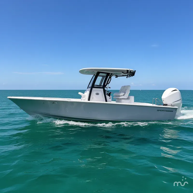 Slide: The Image of Sportsman Masters 267OE Bay Boat 2024 - 1
