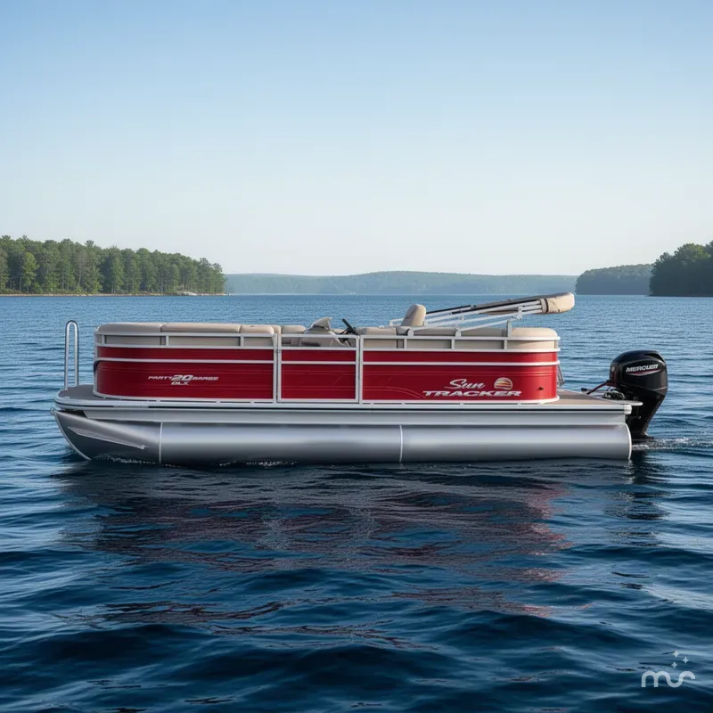Slide: The Image of Sun Tracker Party Barge 20 DLX 2024 - 1