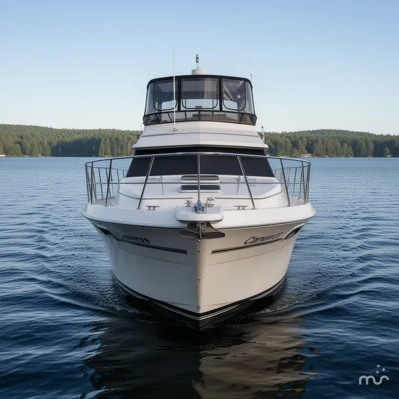 Slide: The Image of Carver 4207 Aft Cabin Motoryacht 1988 - 3