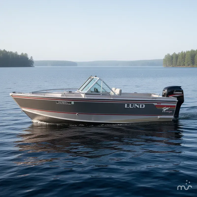 Slide: The Image of Lund 1850 Tyee Gran Sport 1990 - 1