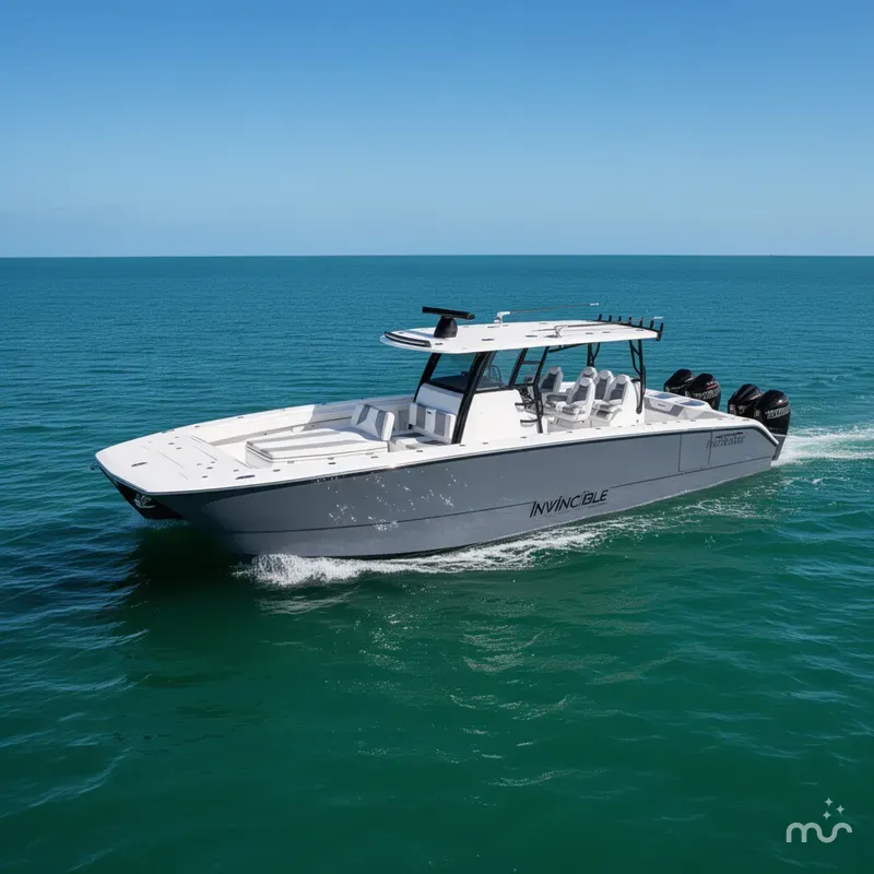 Slide: The Image of Invincible 40 Catamaran 2022 - 2