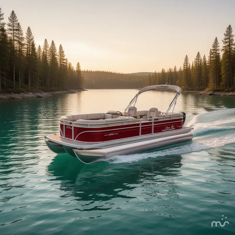 Slide: The Image of Sun Tracker Party Barge 24 DLX 2024 - 4
