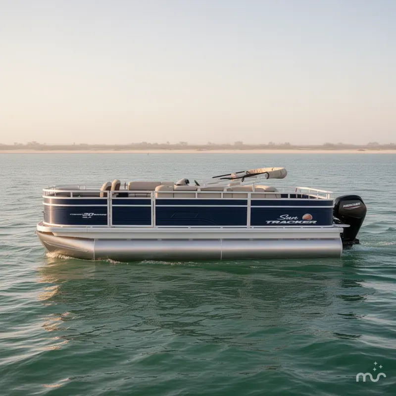 Slide: The Image of Sun Tracker Fishin' Barge 20 DLX 2024 - 1