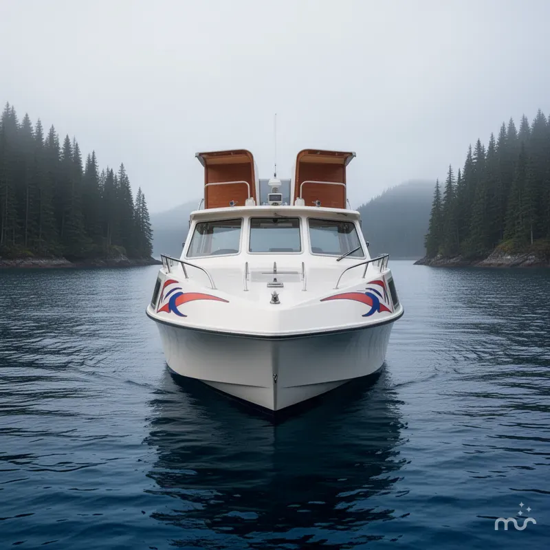 Slide: The Image of Hallett 1996 Hallett Party Cruiser Gull Wing 300 1996 - 1