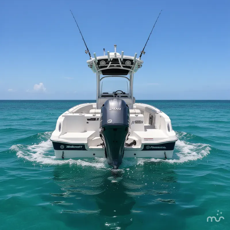 Slide: The Image of Wellcraft 222 Fisherman 2023 - 2