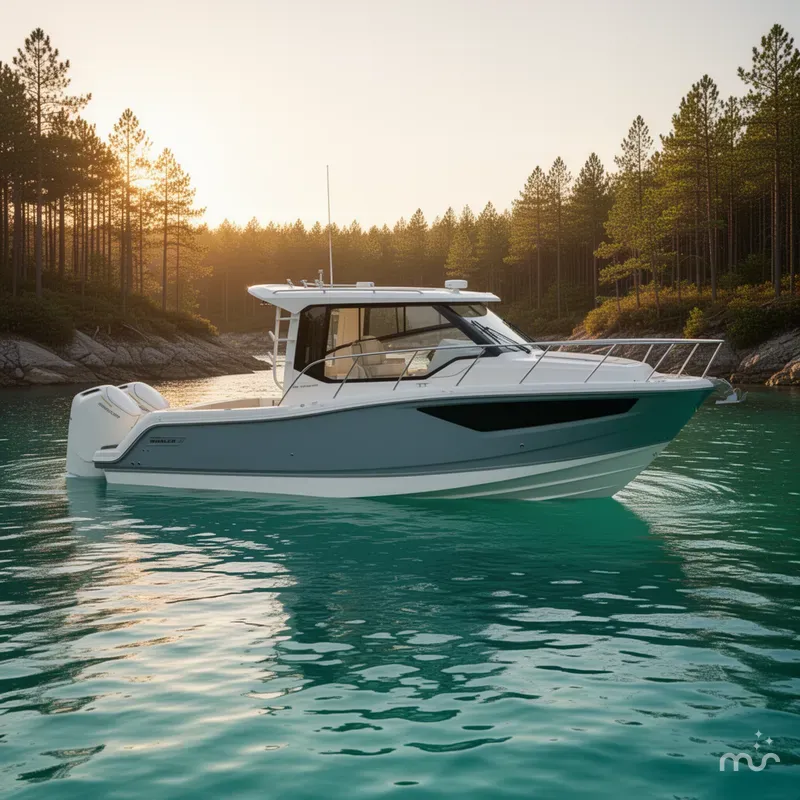Slide: The Image of Boston Whaler 365 Conquest 2025 - 2