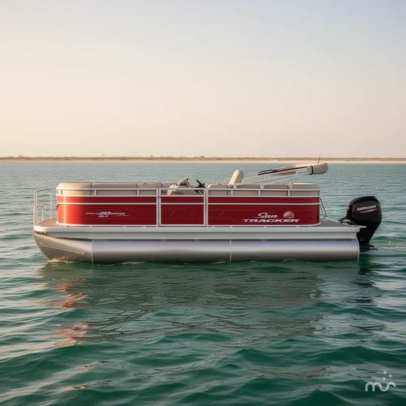Slide: The Image of Sun Tracker Party Barge 20 DLX 2024 - 0