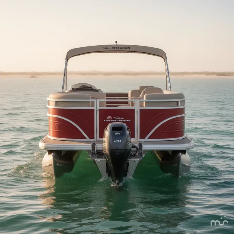 Slide: The Image of Sun Tracker Party Barge 20 DLX 2024 - 1