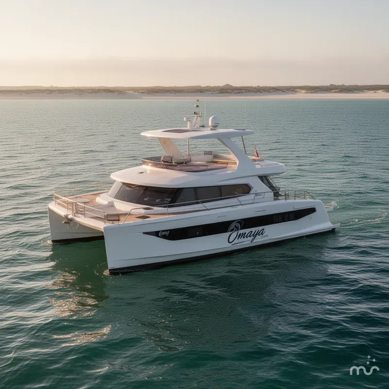 Slide: The Image of Custom Omaya 50 Power Catamaran 2025 - 4