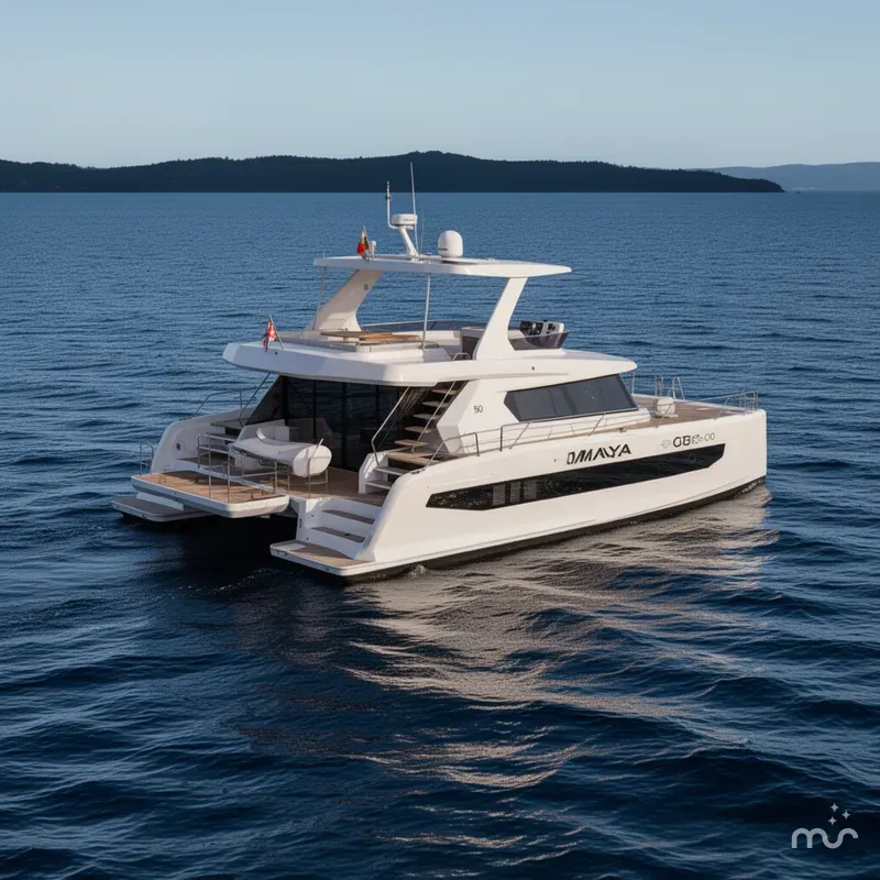 Slide: The Image of Custom Omaya 50 Power Catamaran 2025 - 0