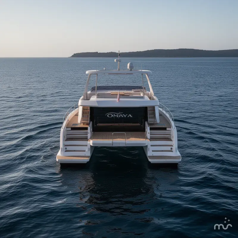 Slide: The Image of Custom Omaya 50 Power Catamaran 2025 - 3