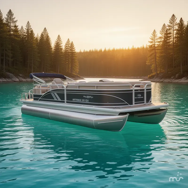 The Image of Sun Tracker Party Barge 20 DLX 2021 - 0