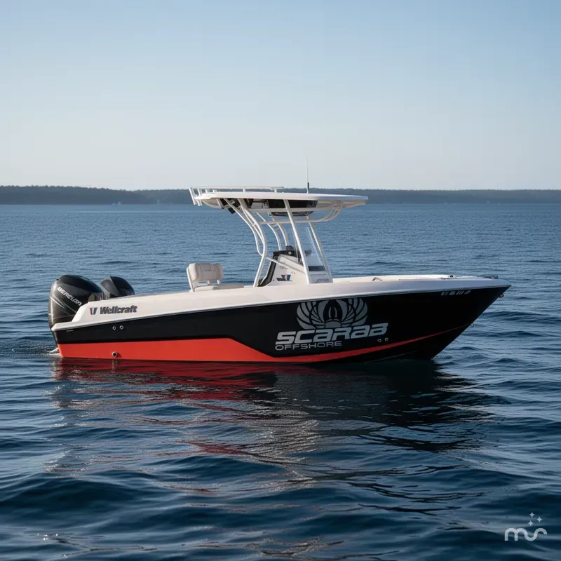 Slide: The Image of Wellcraft 222 Scarab Offshore 2017 - 0